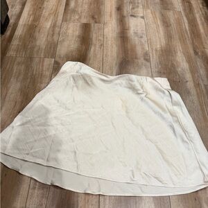 a new day Off-White Mini satin Skirt